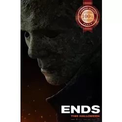 HALLOWEEN ENDS 2022 MASK OFFICIAL ORIGINAL CINEMA MOVIE PRINT PREMIUM POSTER