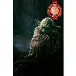 STAR WARS YODA DAGOBAH SWAMP SCENE ARTWORK WALL ART PRINT - PREMIUM POSTER