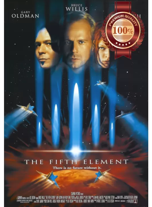 THE FIFTH ELEMENT BRUCE WILLIS CLASSIC MOVIE ORIGINAL PRINT PREMIUM POSTER