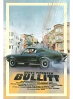 BULLITT NEW ART 1968 60s PAINTING ORIGINAL MOVIE CINEMA PRINT PREMIUM POSTER