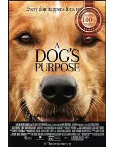A DOG'S PURPOSE 2017 ORIGINAL OFFICIAL CINEMA MOVIE FILM PRINT PREMIUM POSTER
