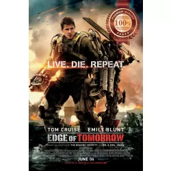 THE EDGE OF TOMORROW 2014 ORIGINAL OFFICIAL CINEMA MOVIE PRINT PREMIUM POSTER