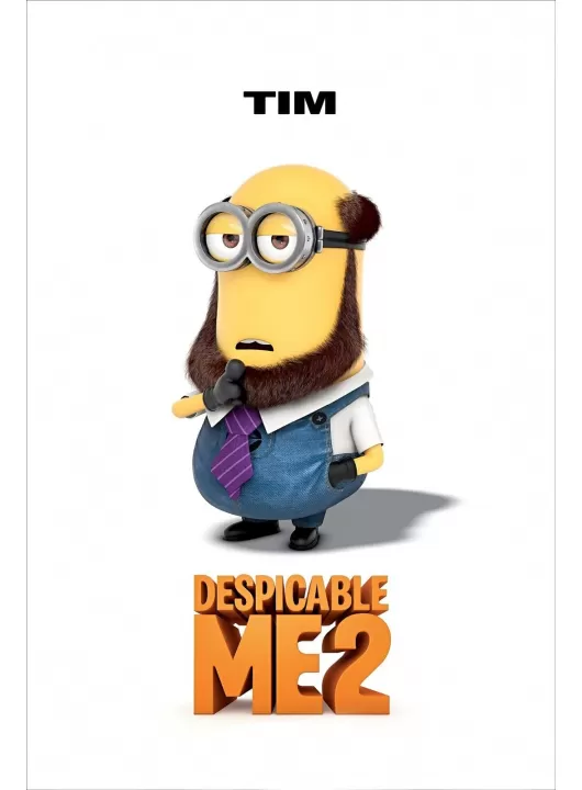 DESPICABLE ME TIM THE MINION MOVE FILM WALL ART PRINT - PREMIUM POSTER