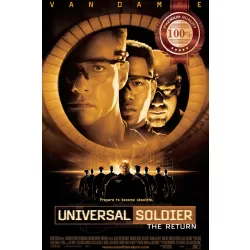 UNIVERSAL SOLDIER THE RETURN 1999 90s CINEMA ORIGINAL MOVIE PRINT PREMIUM POSTER