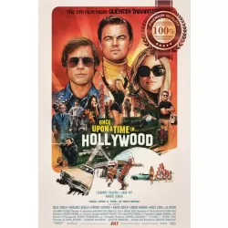 ONCE UPON A TIME IN HOLLYWOOD 2019 TARANTINO CINEMA MOVIE PRINT PREMIUM POSTER