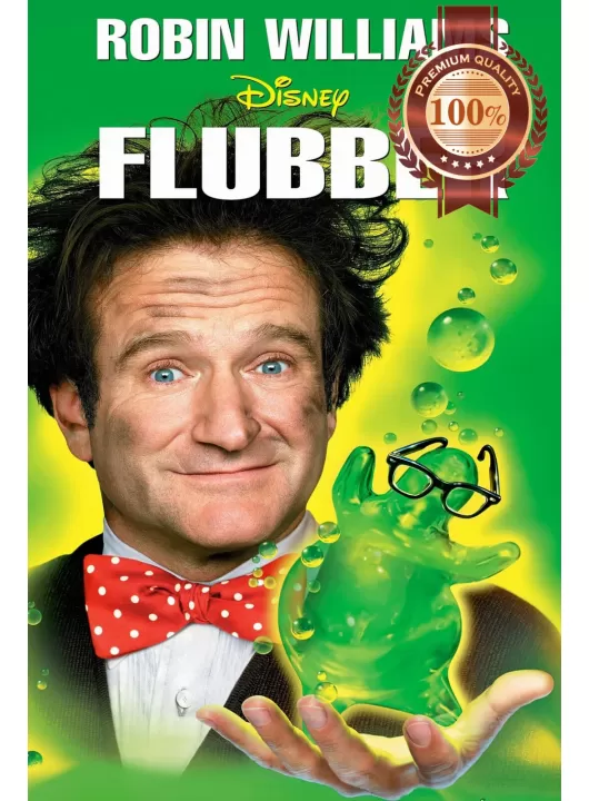 FLUBBER ROBIN WILLIAMS DISNEY 1997 90s ORIGINAL CINEMA ART PRINT PREMIUM POSTER FLUBBER ROBIN WILLIAMS DISNEY 1997 90s ORIGINAL CINEMA ART PRINT PREMIUM POSTER
