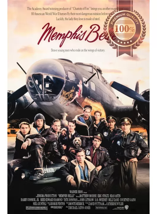 MEMPHIS BELLE 1990 90s CINEMA MOVIE FILM ART PRINT PREMIUM POSTER