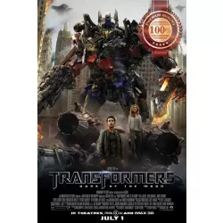 TRANSFORMERS DARK OF THE MOON OFFICIAL MOVIE CINEMA PRINT PREMIUM POSTER