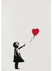 BANKSY GIRL WITH BALLON HEART ORIGINAL ARTWORK WALL ART PRINT PREMIUM POSTER BANKSY GIRL WITH BALLON HEART ORIGINAL ARTWORK WALL ART PRINT PREMIUM POSTER