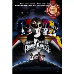 MIGHTY MORPHIN POWER RANGERS 1995 90s THE MOVIE FILM CINEMA PRINT PREMIUM POSTER