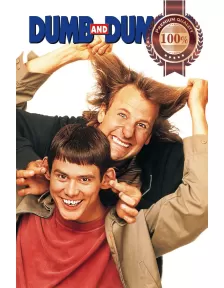 DUMB AND & DUMBER JIM CARREY 1994 90s ORIGINAL MOVIE CINEMA PRINT PREMIUM POSTER